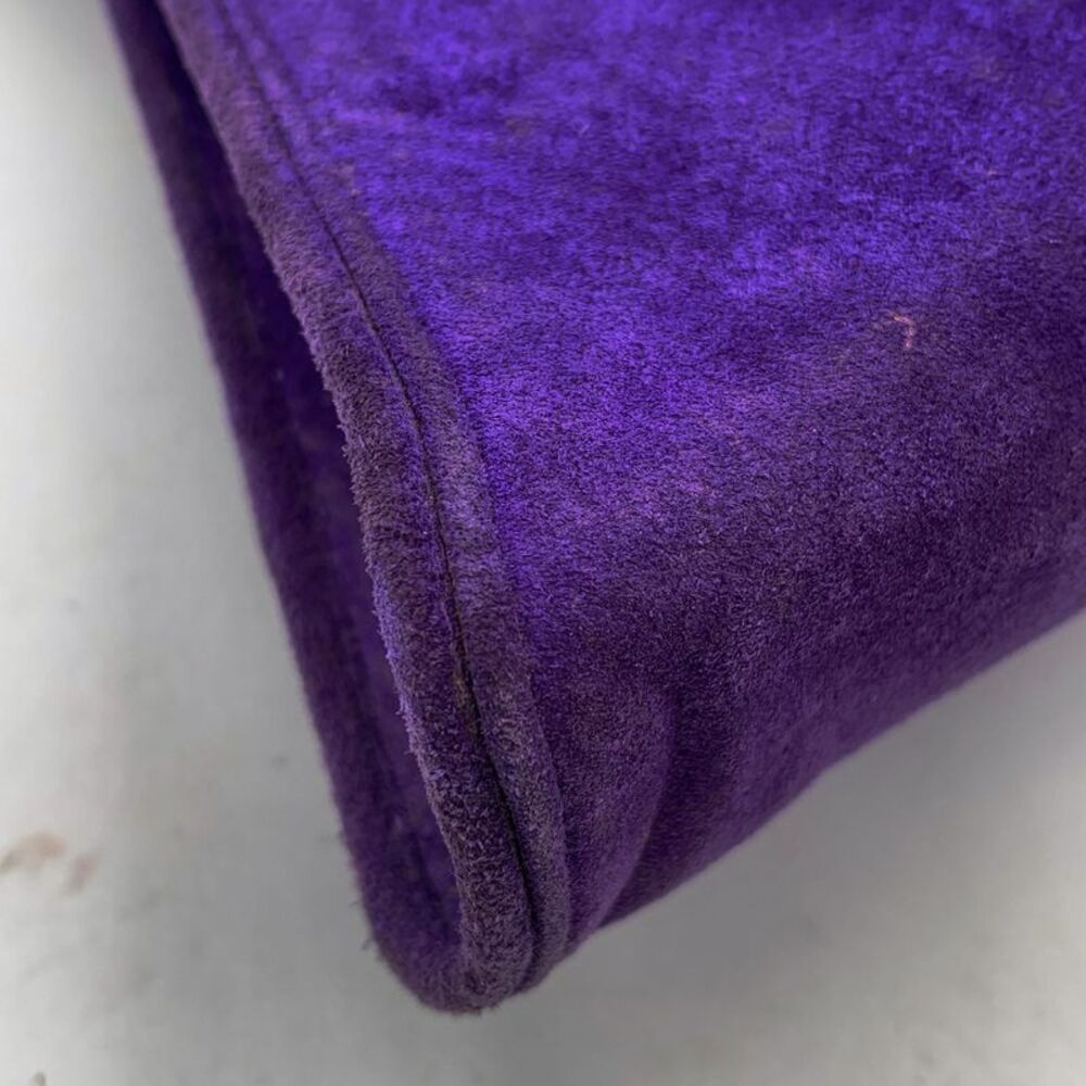 Yves Saint Laurent Vintage Suede Crossbody Bag - Picture 7 of 8